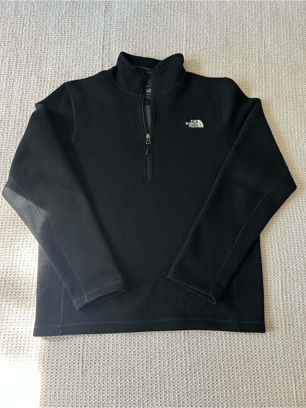 The North Face Men’s Black Half-Zip Pullover Sweater